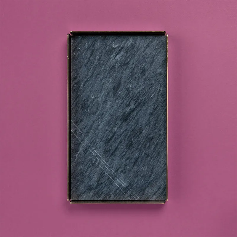Marble Brass Tray